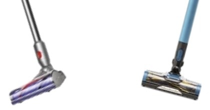 dyson v8 cordless vacuum purple and red and blue cordless shark vacuum